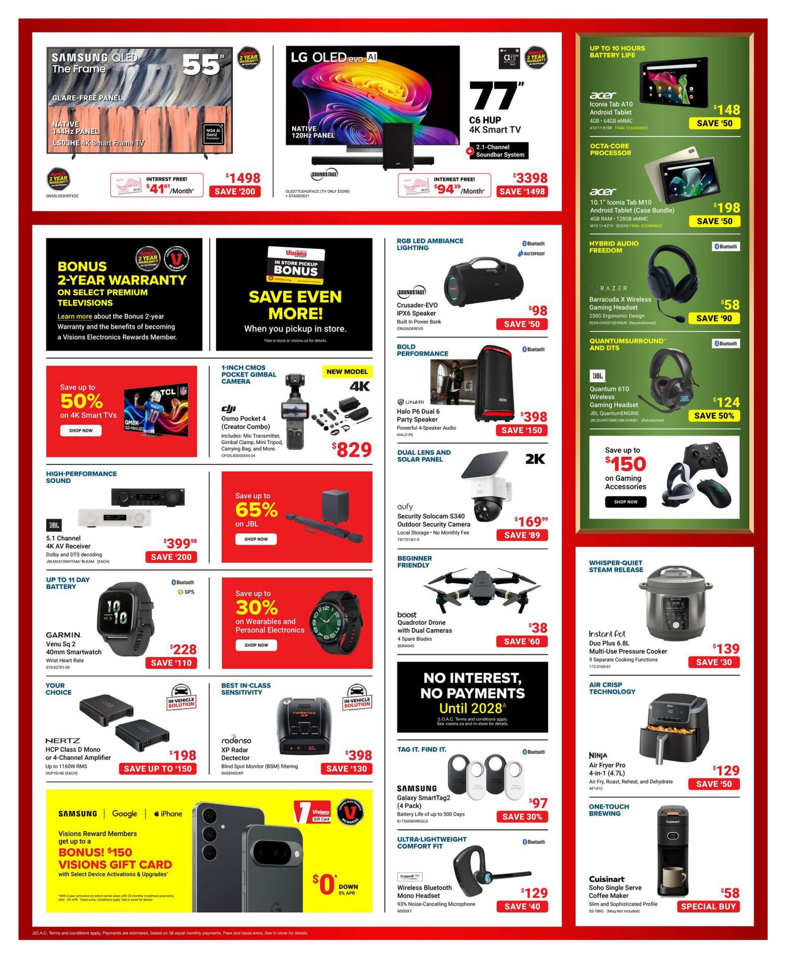 Visions Electronics Flyer July 31 to August 6