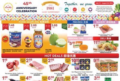 Lucky Supermarket (Edmonton) Flyer July 31 to August 6