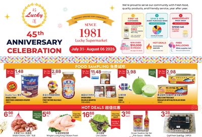 Lucky Supermarket (Calgary) Flyer July 31 to August 6