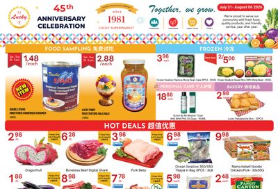 Lucky Supermarket (Winnipeg) Flyer July 31 to August 6