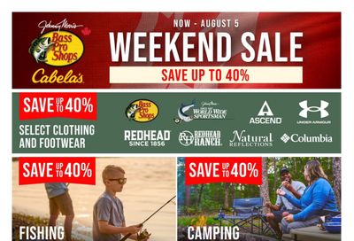 Cabela's Flyer July 30 to August 5
