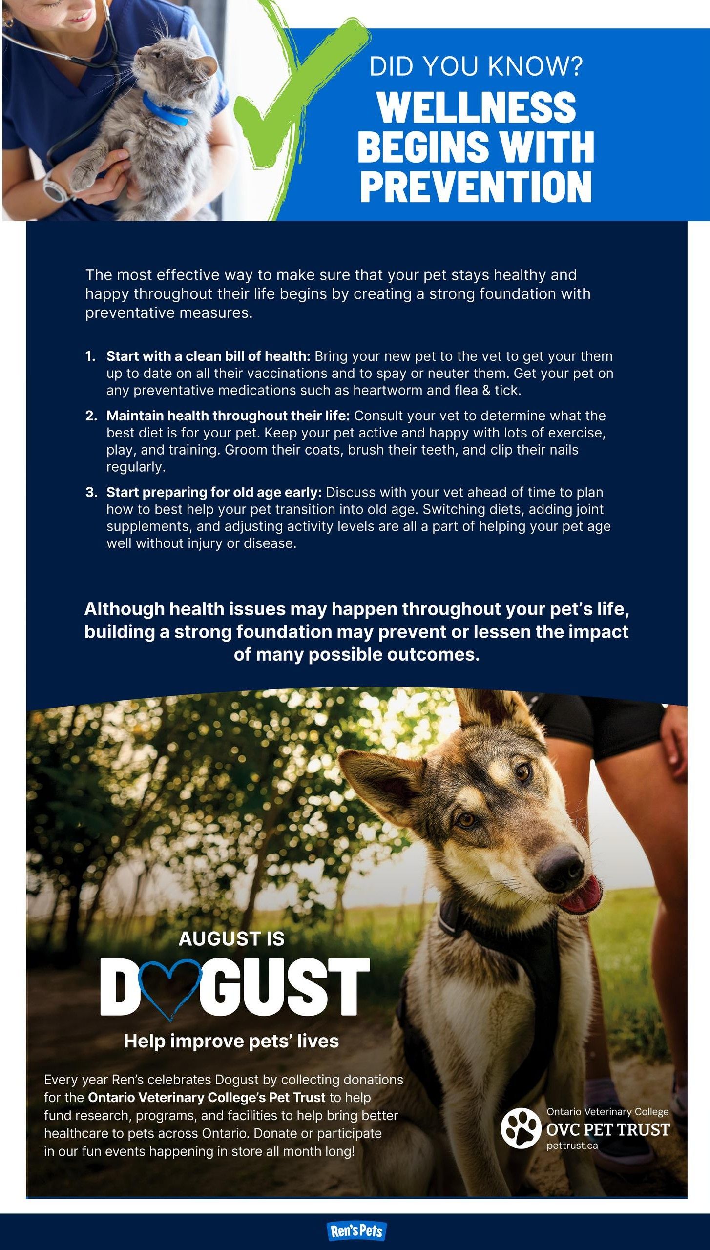 Ren's Pets Monthly Flyer August 1 to 31