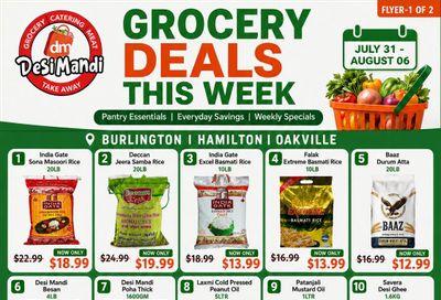 DesiMandi Flyer July 31 to August 6
