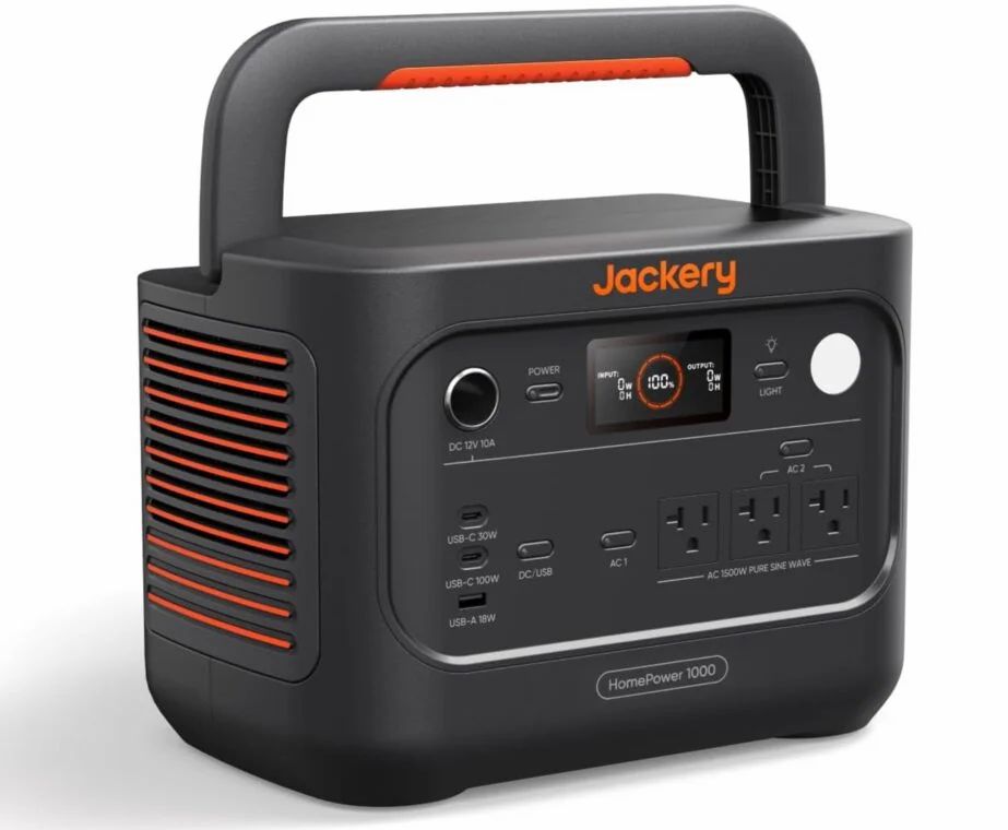 Jackery HomePower 1000 v2 Power Station, 1024Wh, 1500W, $699 Launch Price, $1,199.00 List Price Jackery HomePower 1000 v2 Power Station, 1024Wh, 1500W, $699 Launch Price, $1,199.00 List Price