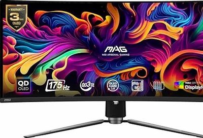 Amazon.ca: MSI MAG341CQP QD-OLED, 34 Curved Gaming Monitor, 3440 x 1440, 0.03ms Response time, 175Hz HDR - $799.99 reg $1049.99