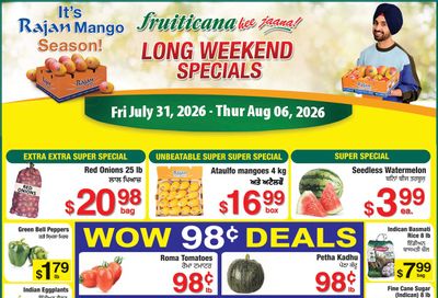 Fruiticana (Kelowna) Flyer July 31 to August 6