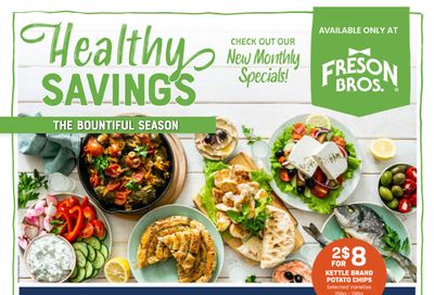 Freson Bros. Healthy Savings Flyer July 31 to August 27