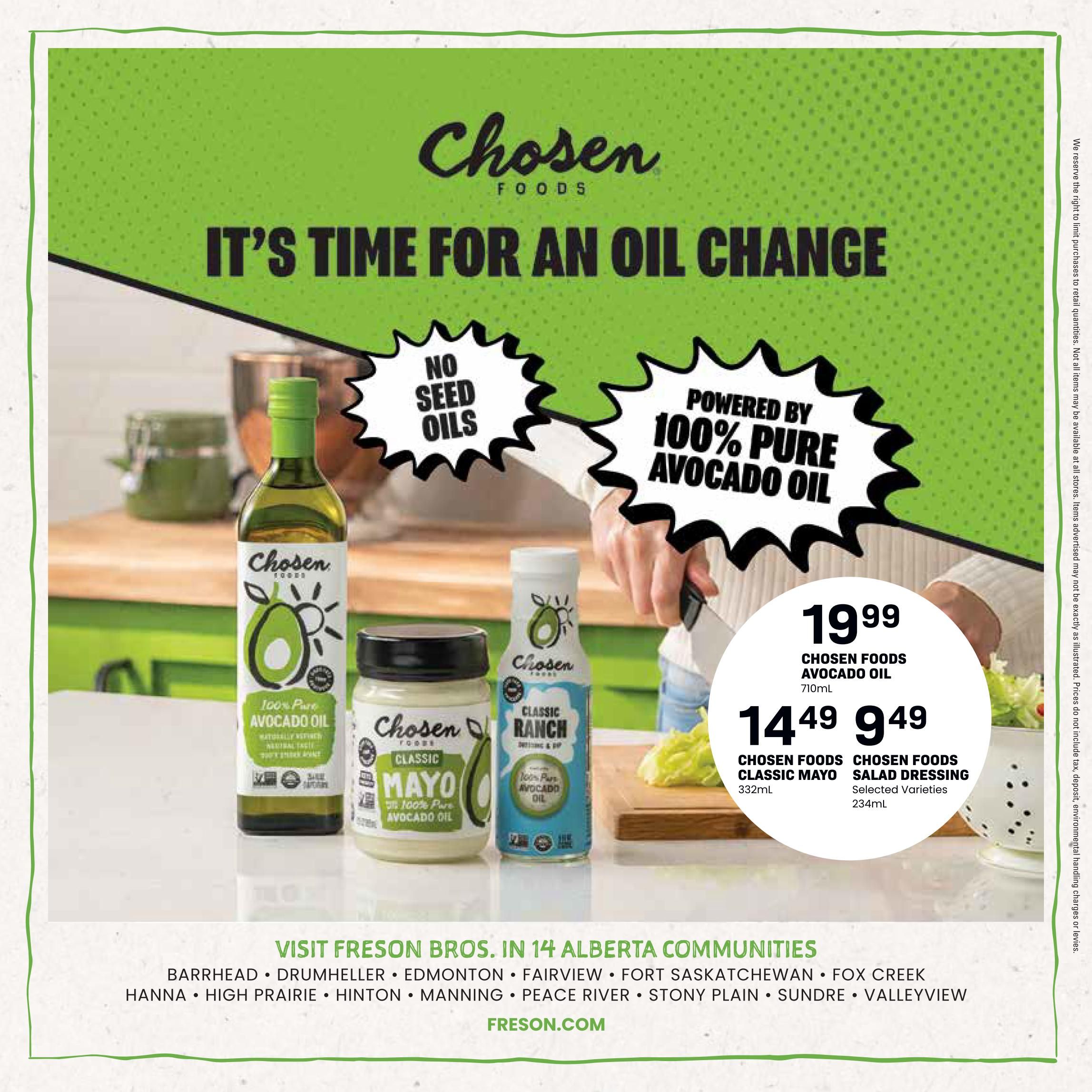 Freson Bros. Healthy Savings Flyer July 31 to August 27