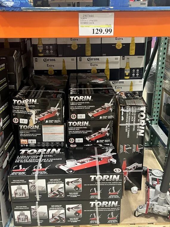 Costco: Torin 3 Ton Aluminum Steel Service Jack- $129.99