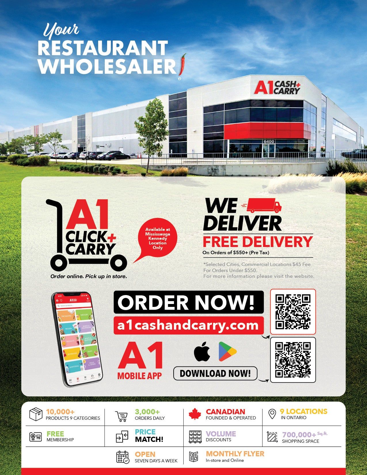 A-1 Cash and Carry Flyer August 1 to 31