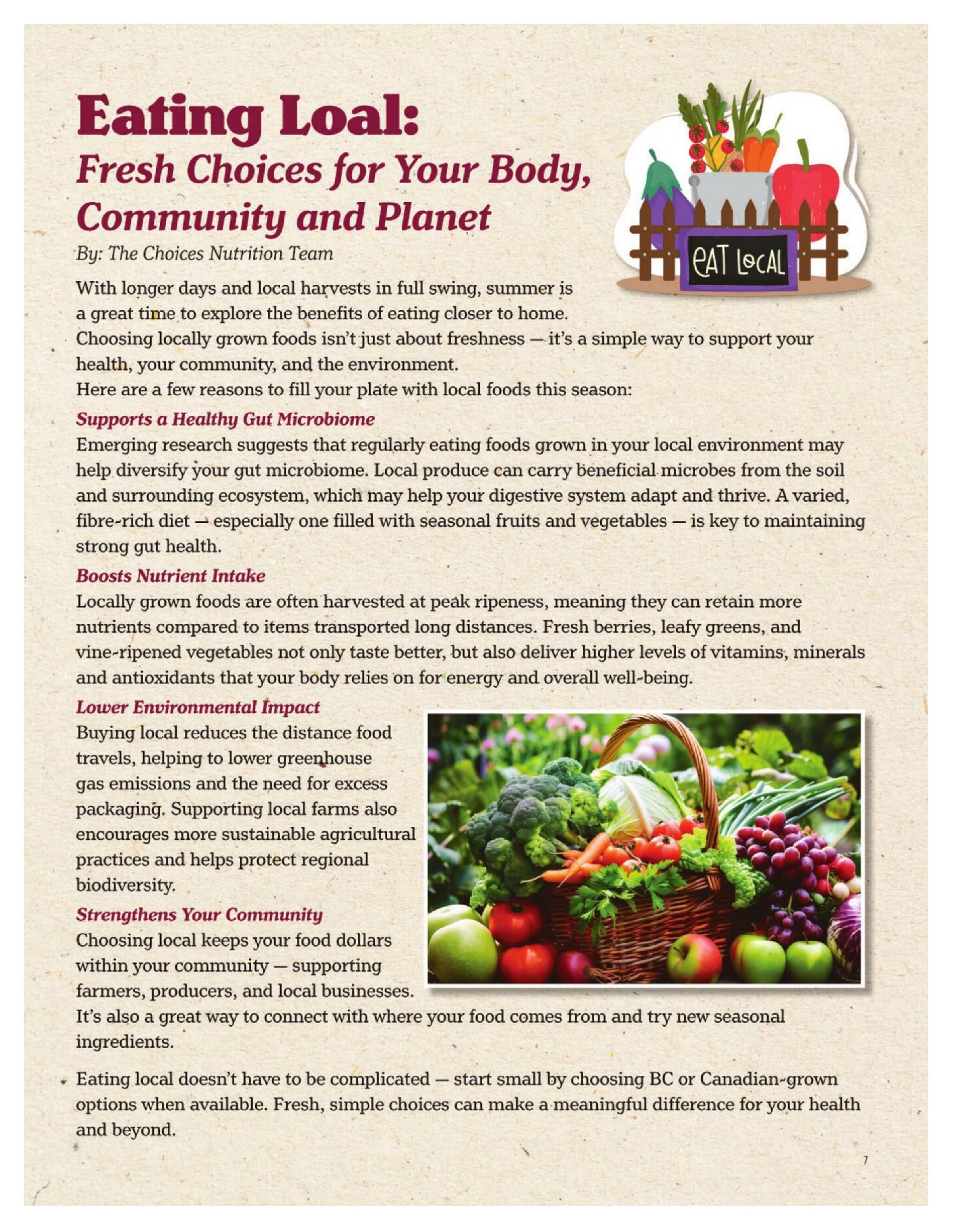 Choices Market Monthly Flyer August 1 to 31