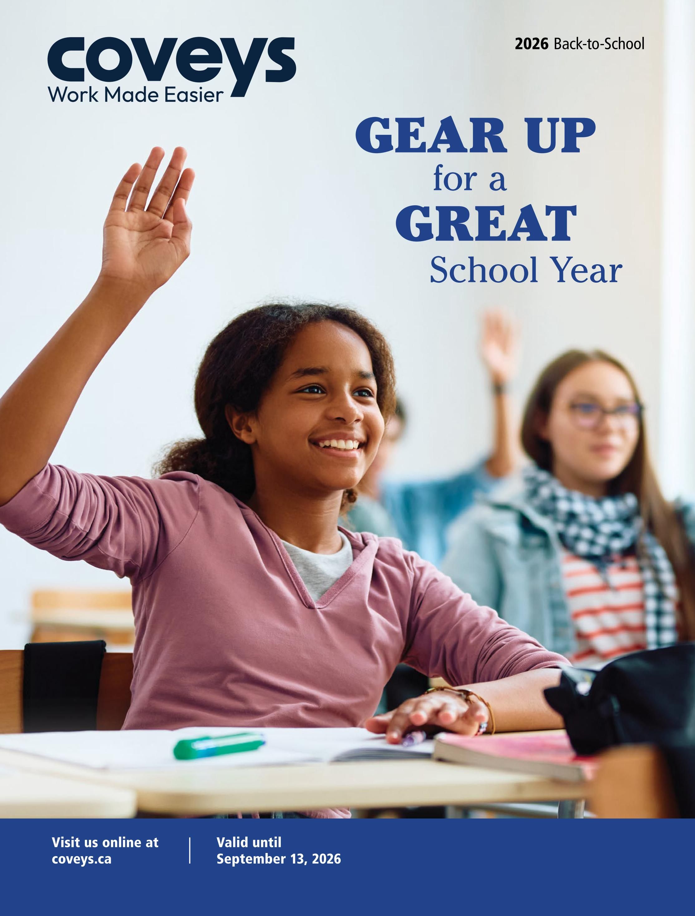 Covey Basics Flyer August 1 to September 13