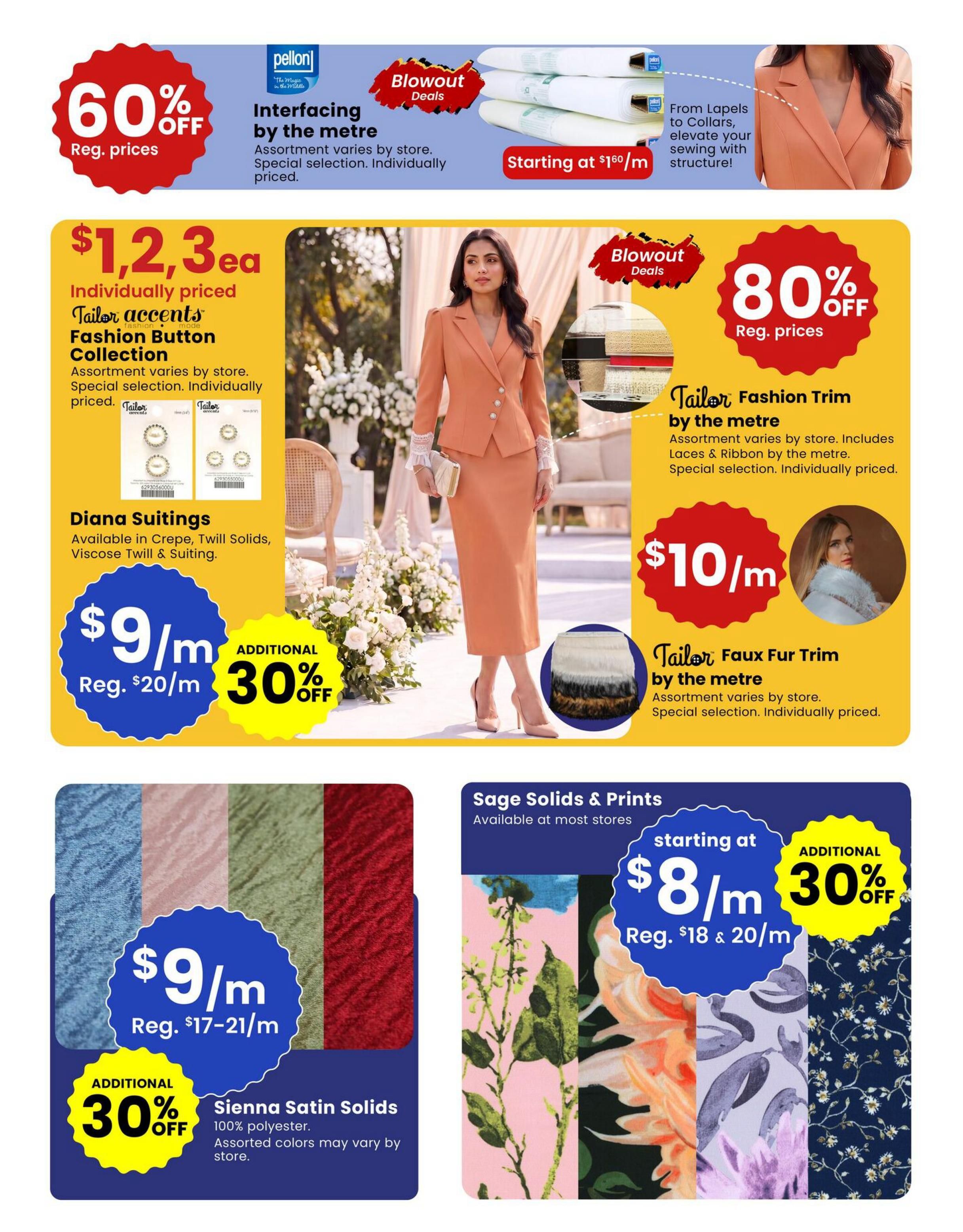 Fabricland (ON) Flyer August 1 to 31