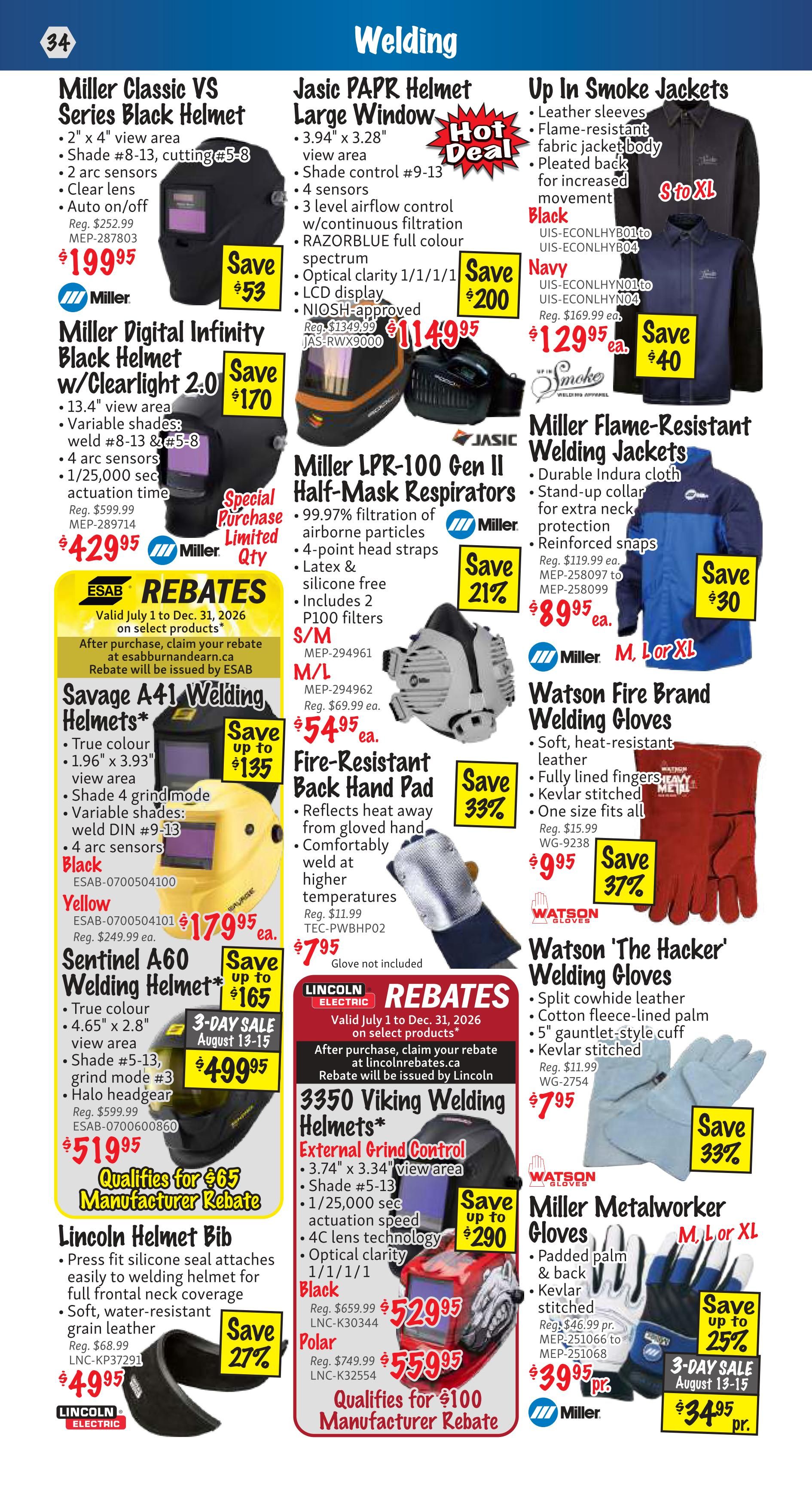 KMS Tools and Equipment Flyer August 1 to 31
