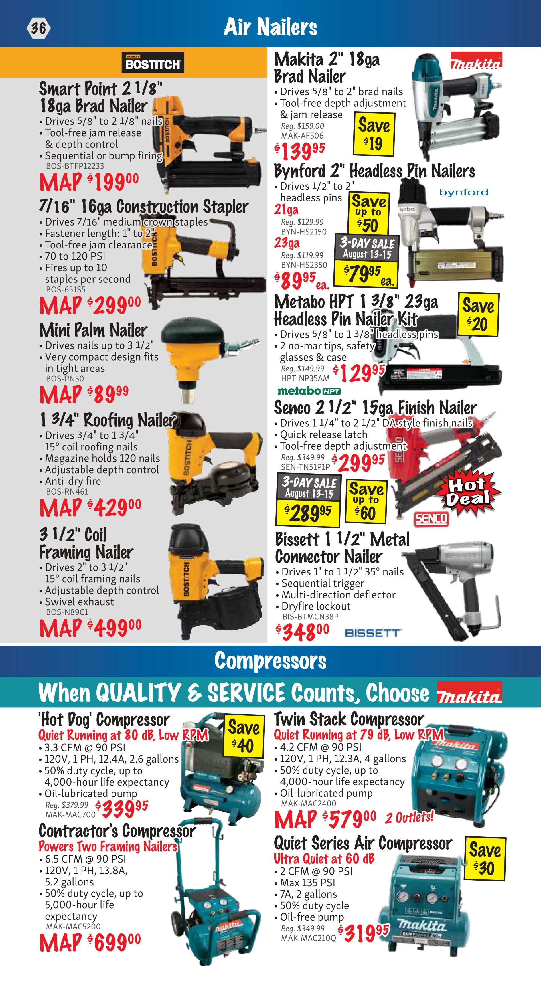 KMS Tools and Equipment Flyer August 1 to 31