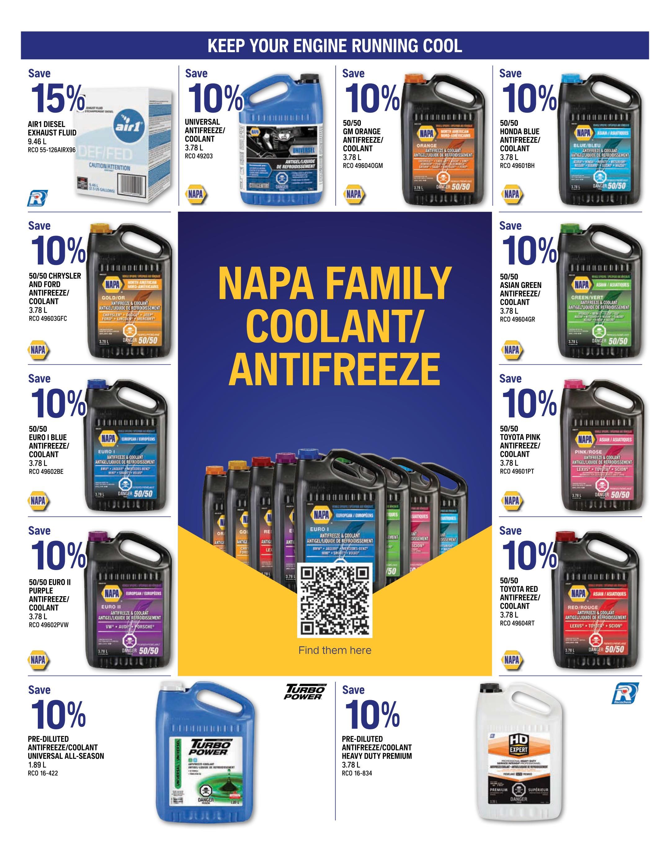 NAPA Auto Parts Flyer August 1 to 31
