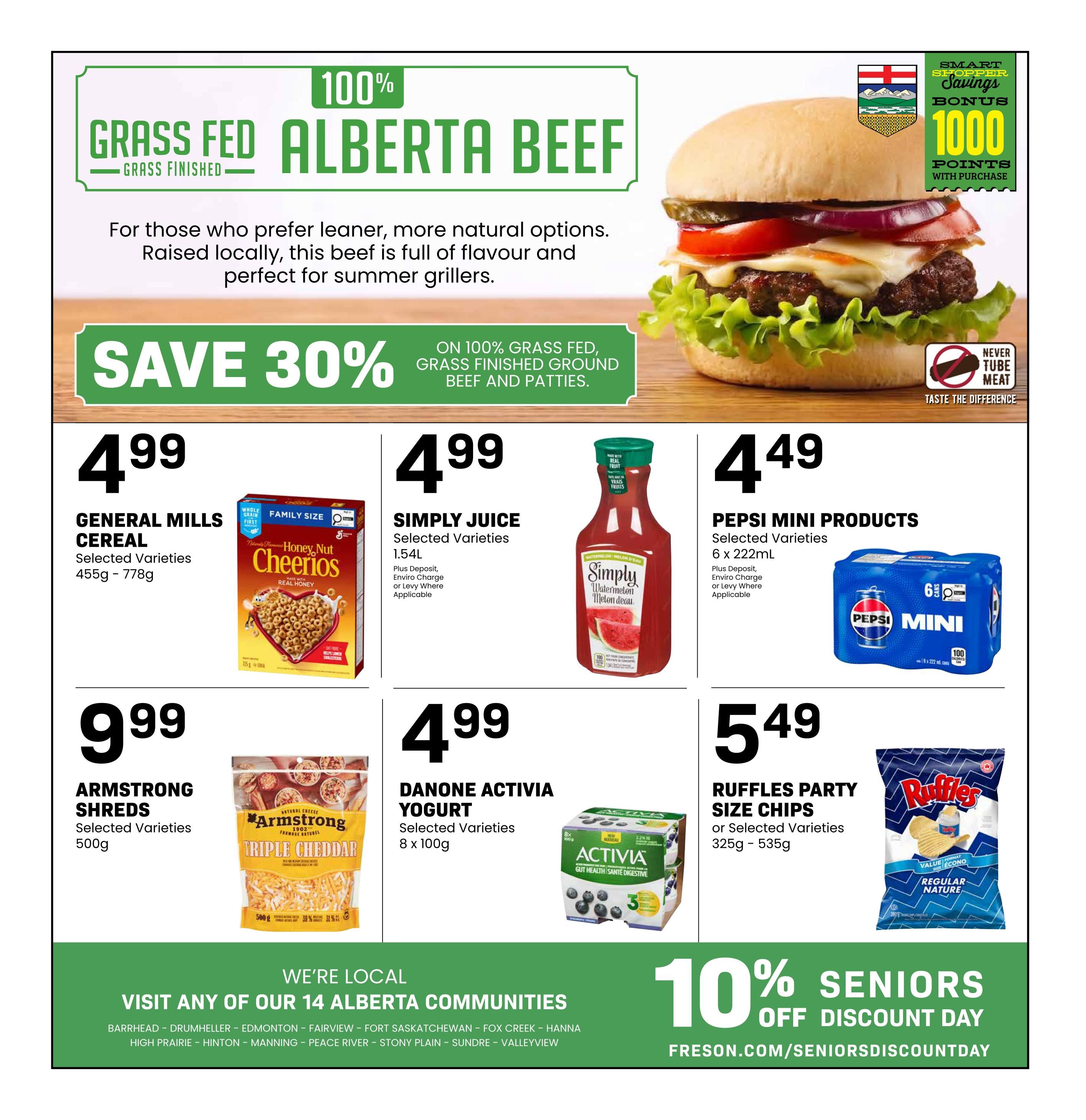 Freson Bros. Flyer August 7 to 13