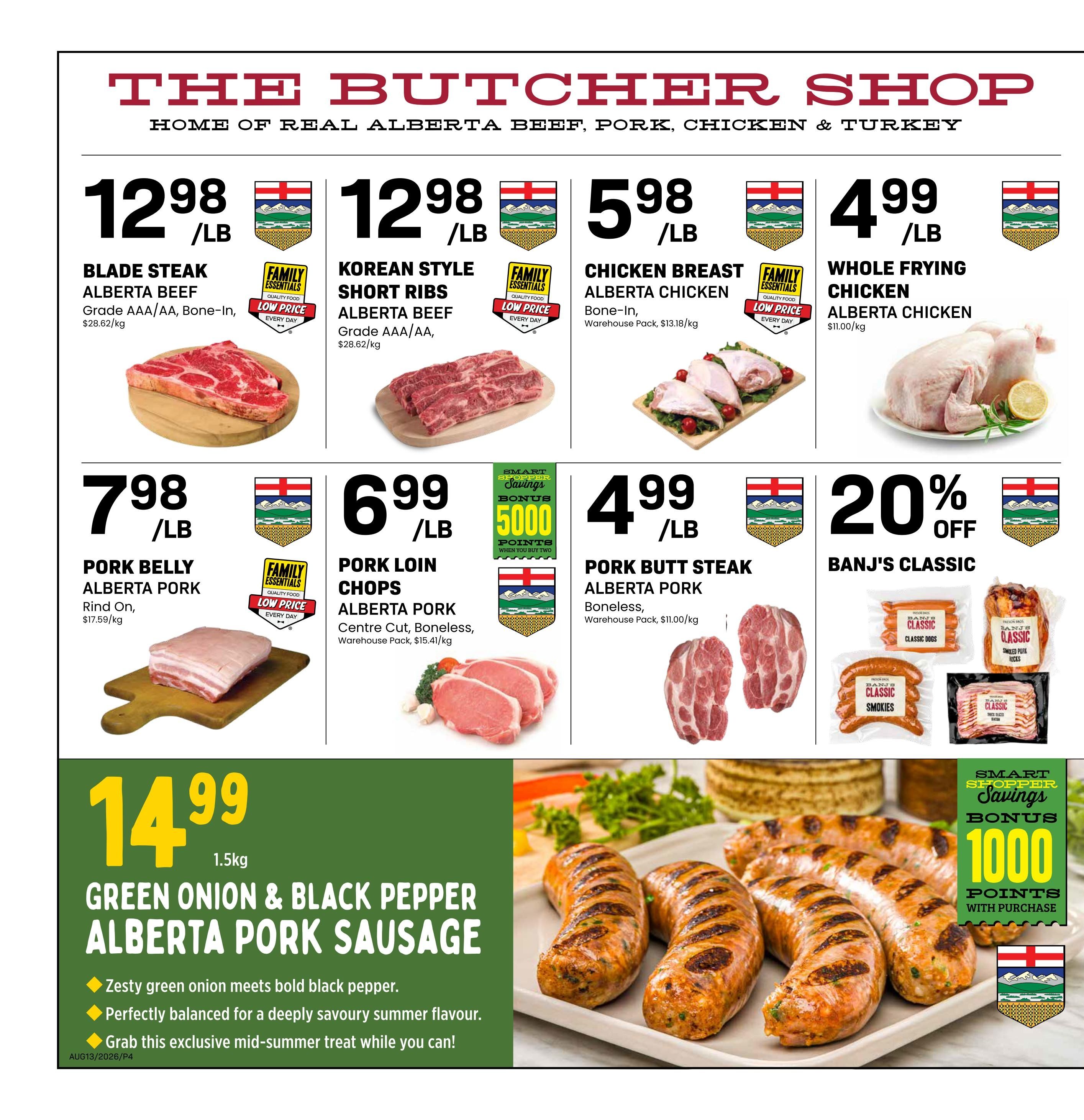 Freson Bros. Flyer August 7 to 13