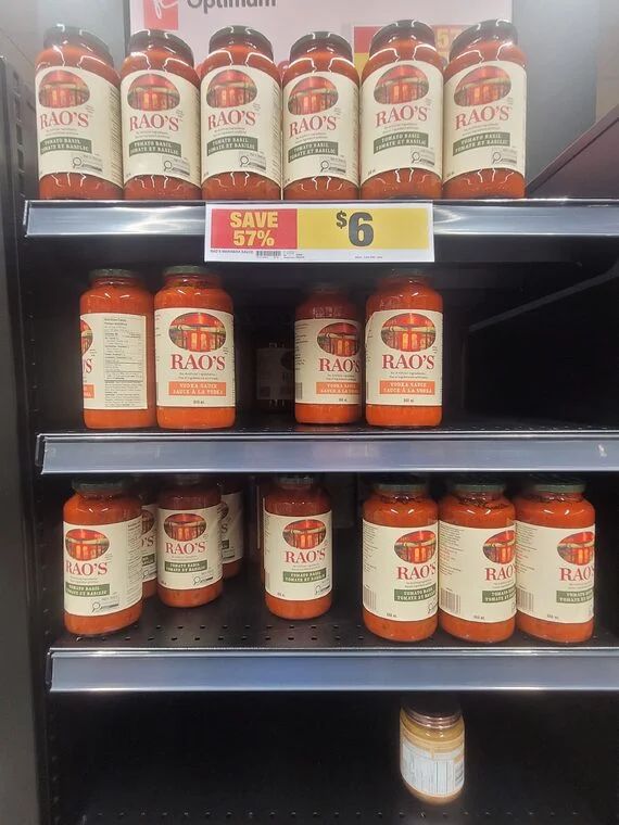 Loblaws (Humbertown Plaza): $6 Rao's Pasta Sauce ***Store Specific*** Loblaws (Humbertown Plaza): $6 Rao's Pasta Sauce ***Store Specific***