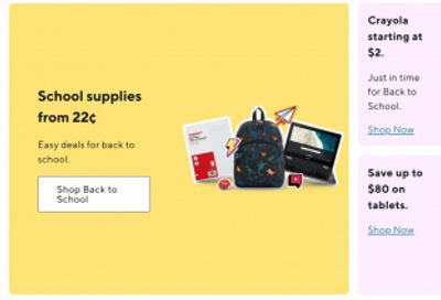 Staples Canada School Supplies From 22¢ + up to 50% on Office Supplies + More