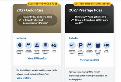 Canada’s Wonderland: Save up to $96 on 2027 Season Passes