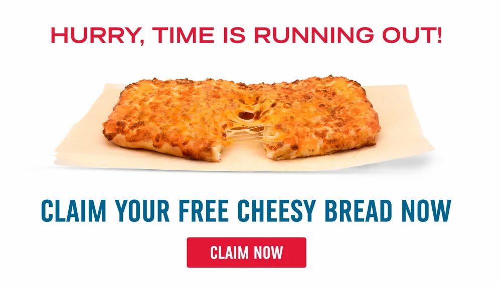 Domino's Pizza: Free Dominos Cheesy Bread YMMV
