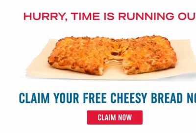 Domino's Pizza: Free Dominos Cheesy Bread YMMV