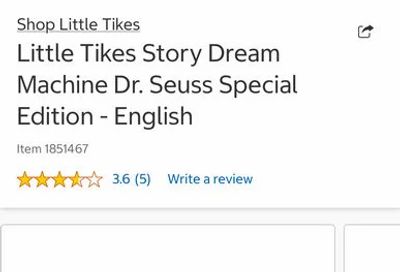 Costco: Little Tikes Story Reader Projector Headphones Costco Clearence
