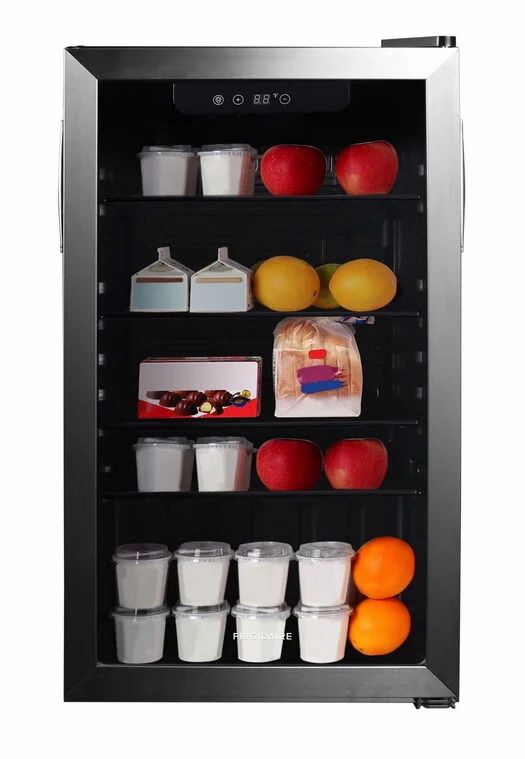 Walmart: Frigidaire 115 Can/34 Bottle Beverage Refrigerator, 3.4 Cu. ft. Glass Door Mini Fridge, Stainless Steel $49 (reg. $350)