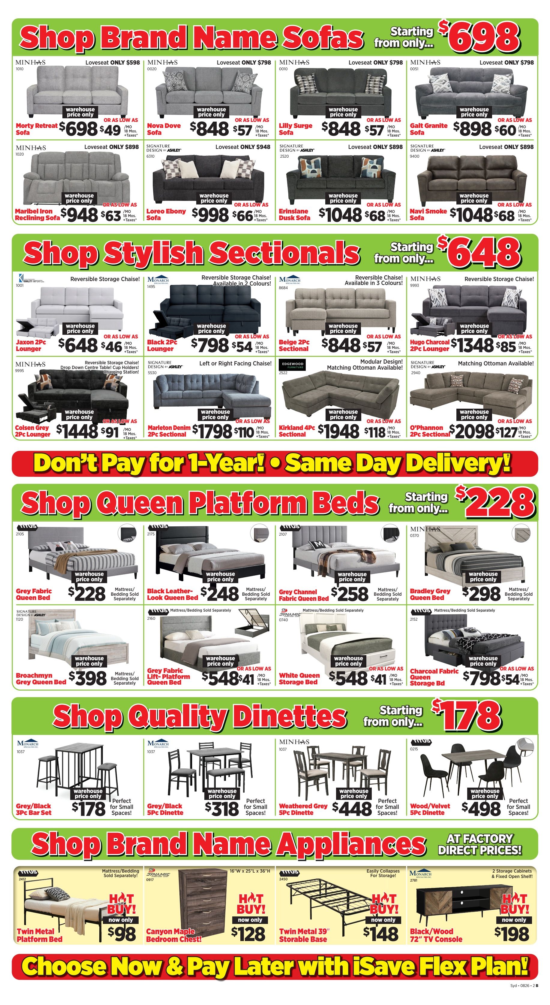 Surplus Furniture & Mattress Warehouse (Sydney) Flyer August 3 to 23