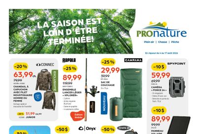 Pronature Flyer August 4 to 17