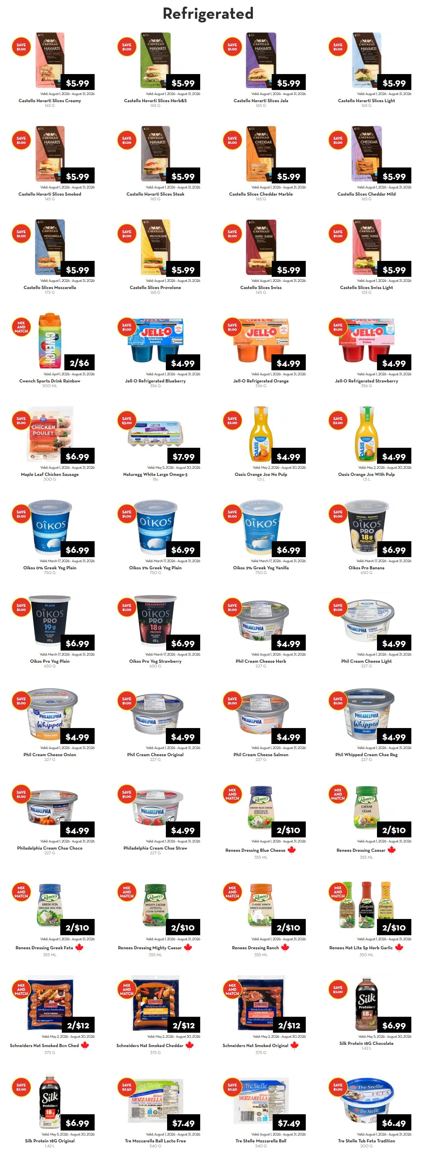 Rabba In-Store Deals August 1 to 31