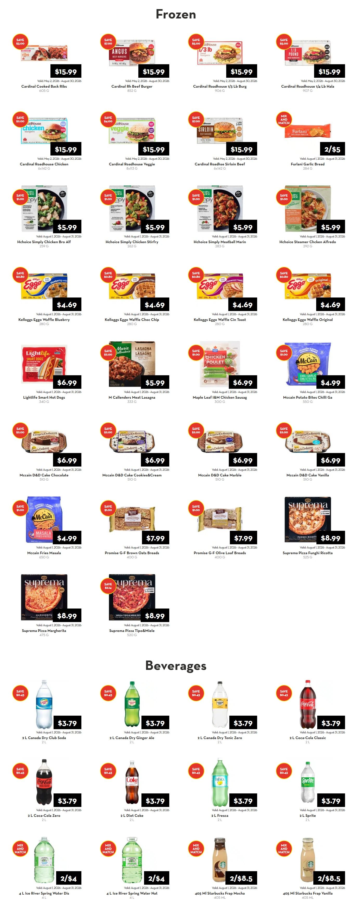Rabba In-Store Deals August 1 to 31