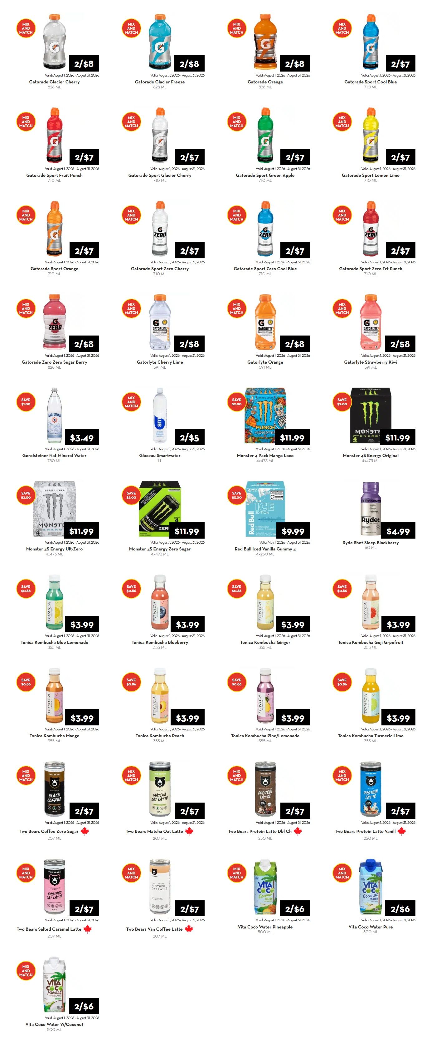 Rabba In-Store Deals August 1 to 31