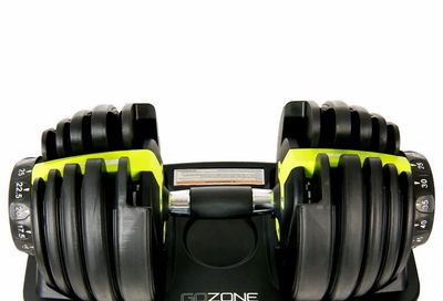 Walmart: Adjustable Gozone dumbbell (10 - 52.5 lbs) - $89 (originally $170)