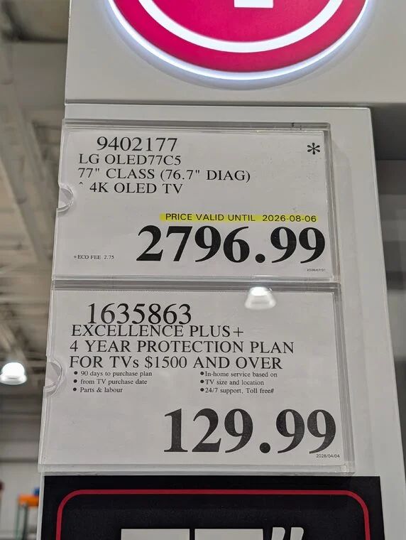 Costco: YMMV Costco 65" C5 OLED TV Costco: YMMV Costco 65" C5 OLED TV