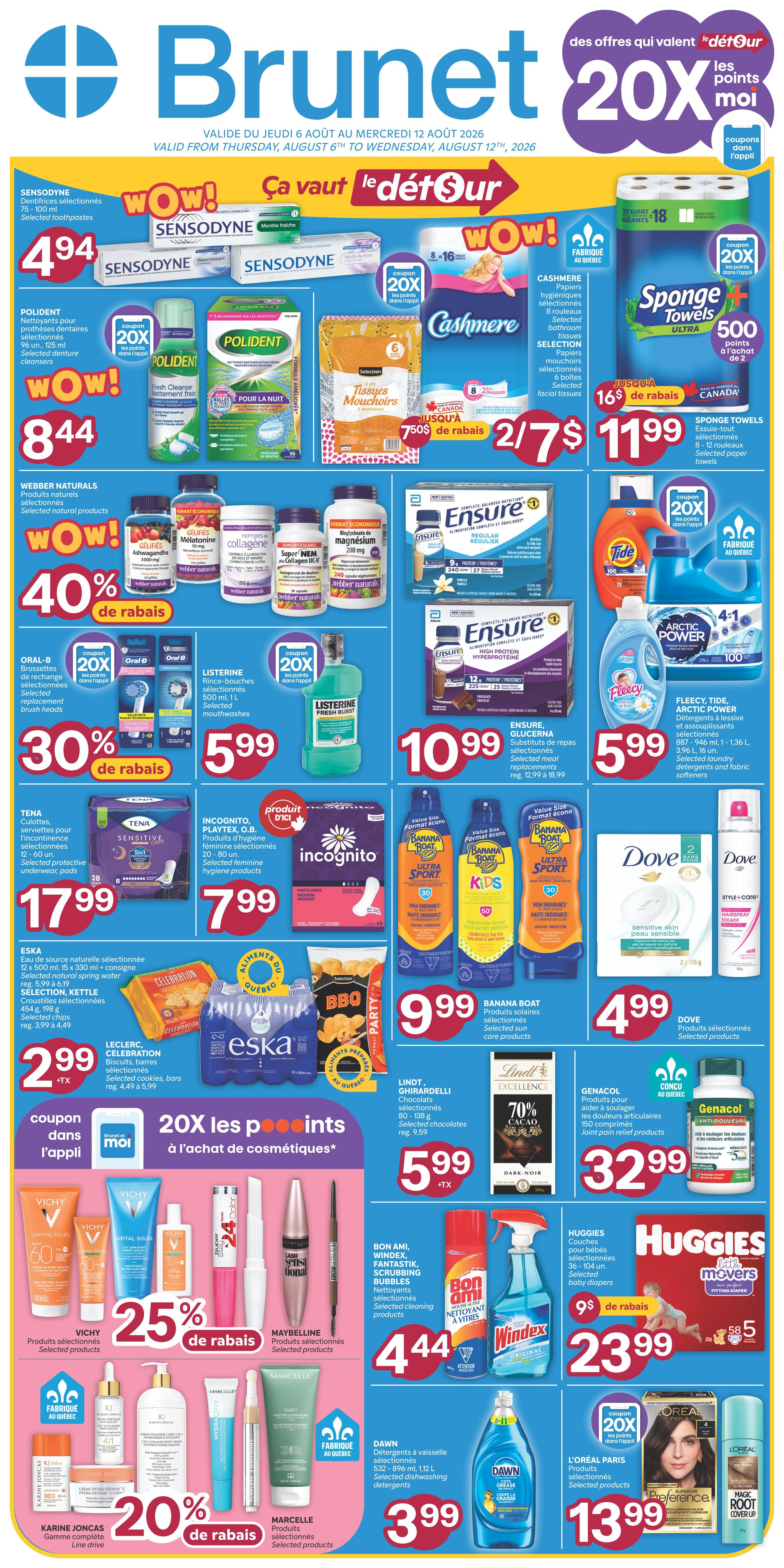 Brunet Flyer August 6 to 12