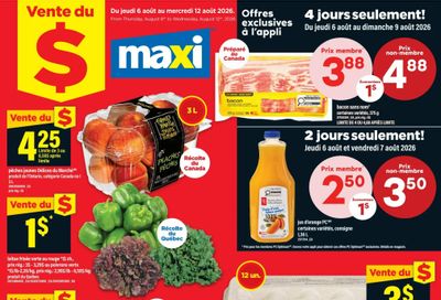 Maxi Flyer August 6 to 12