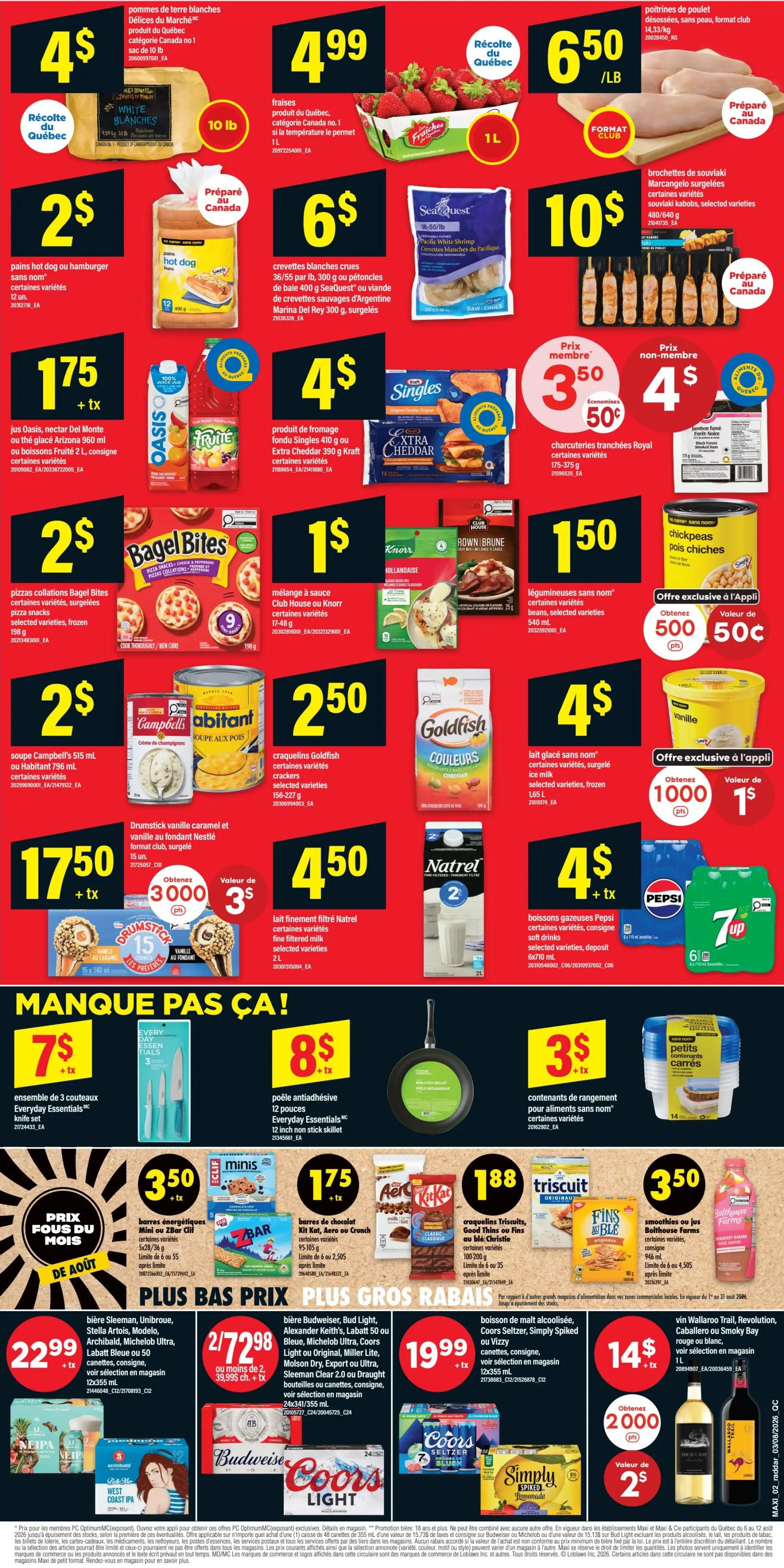 Maxi Flyer August 6 to 12