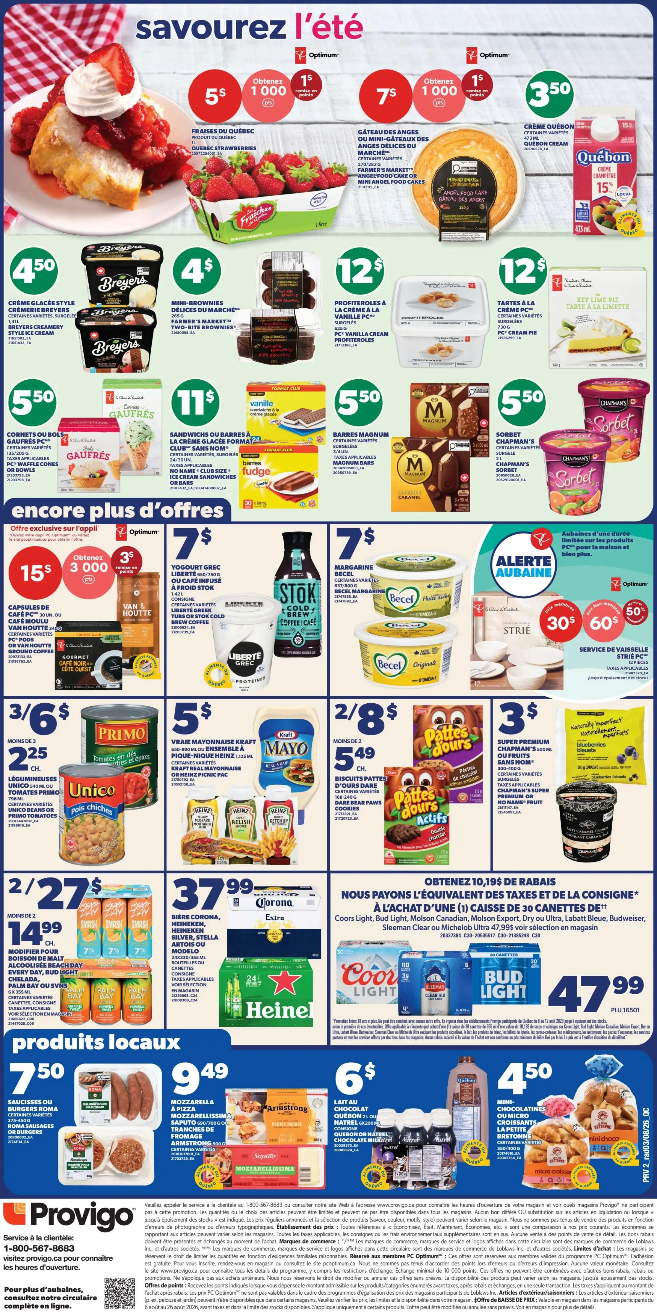Provigo Flyer August 6 to 12