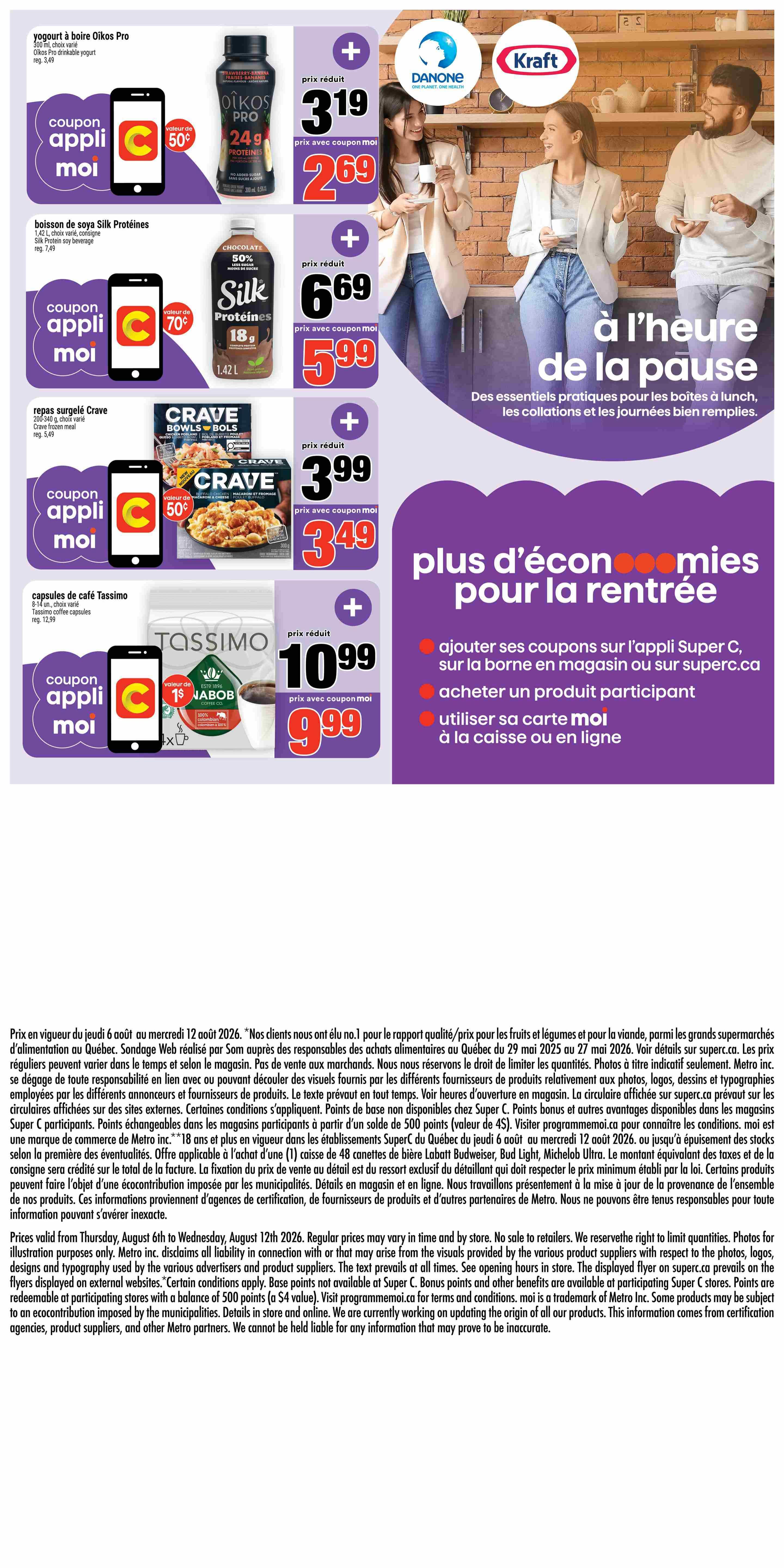 Super C Flyer August 6 to 12