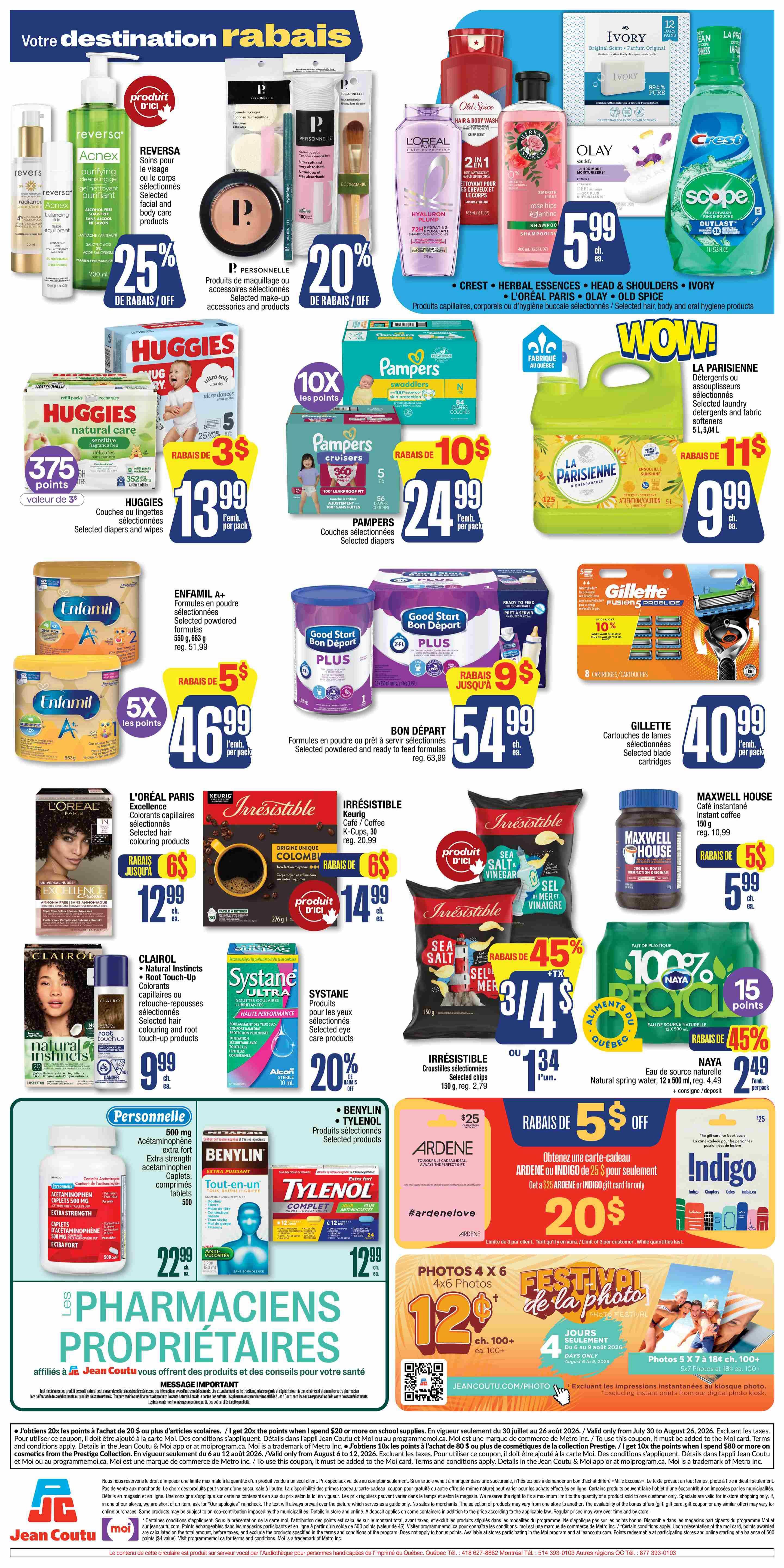 Jean Coutu Flyer August 6 to 12