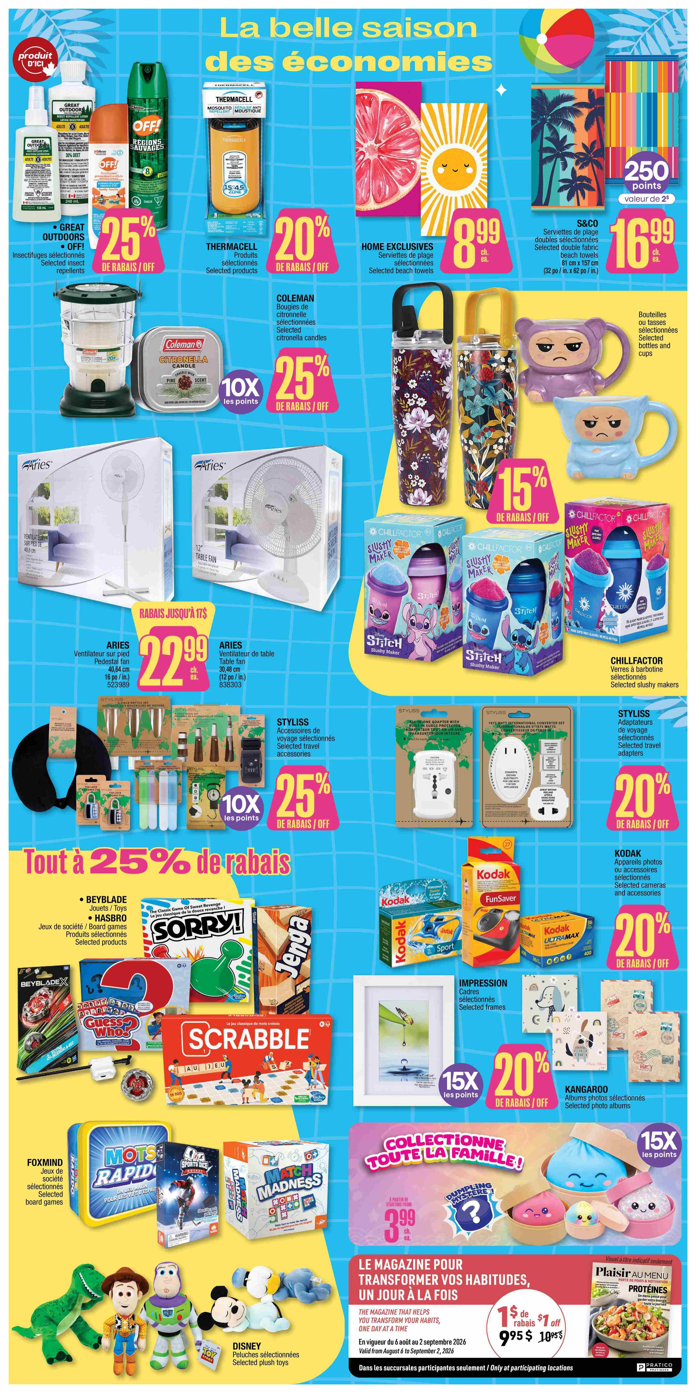 Jean Coutu Flyer August 6 to 12