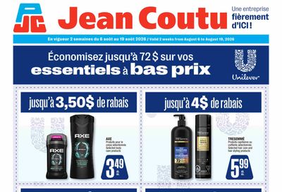 Jean Coutu Flyer August 6 to 19