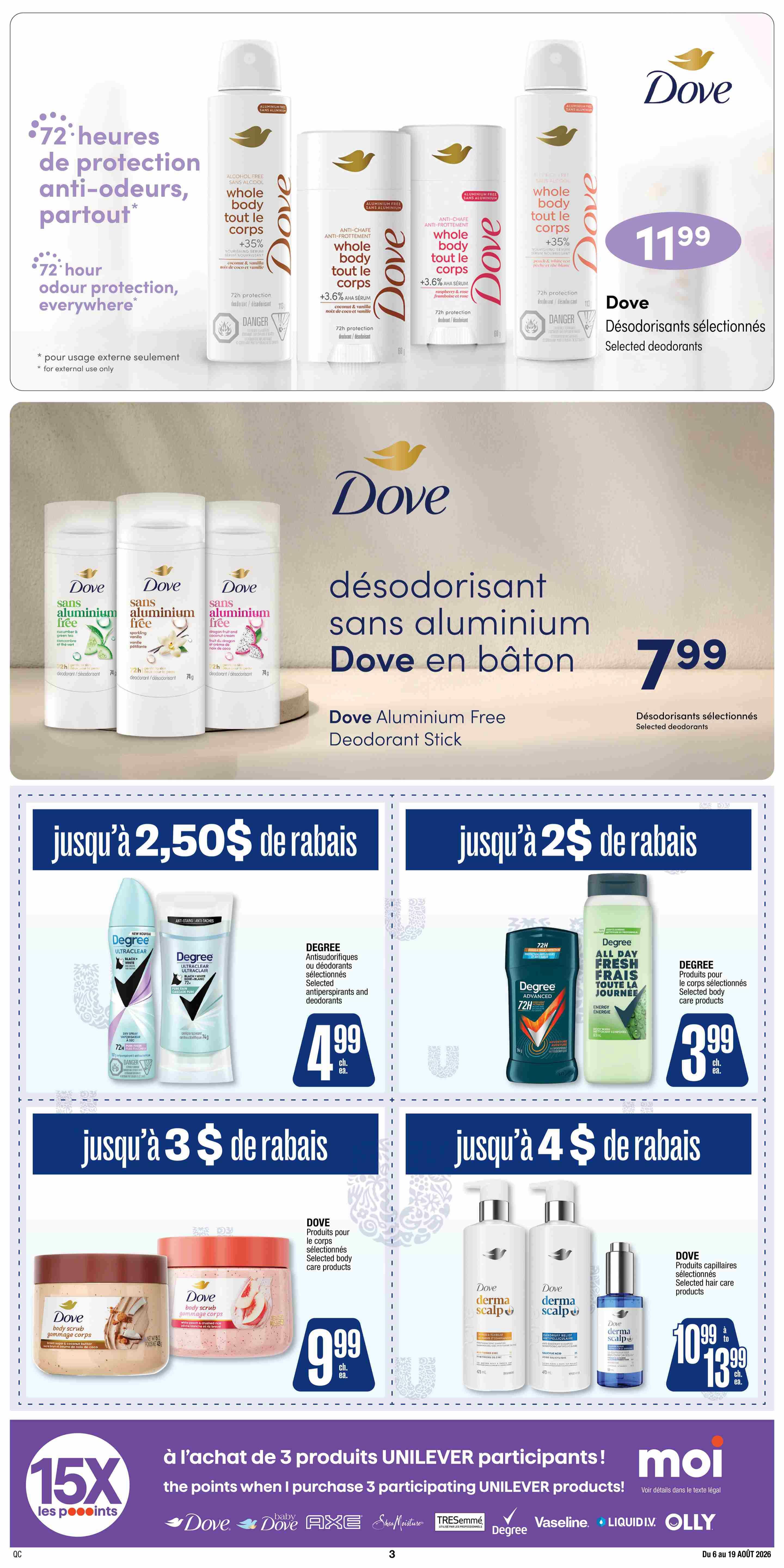 Jean Coutu Flyer August 6 to 19