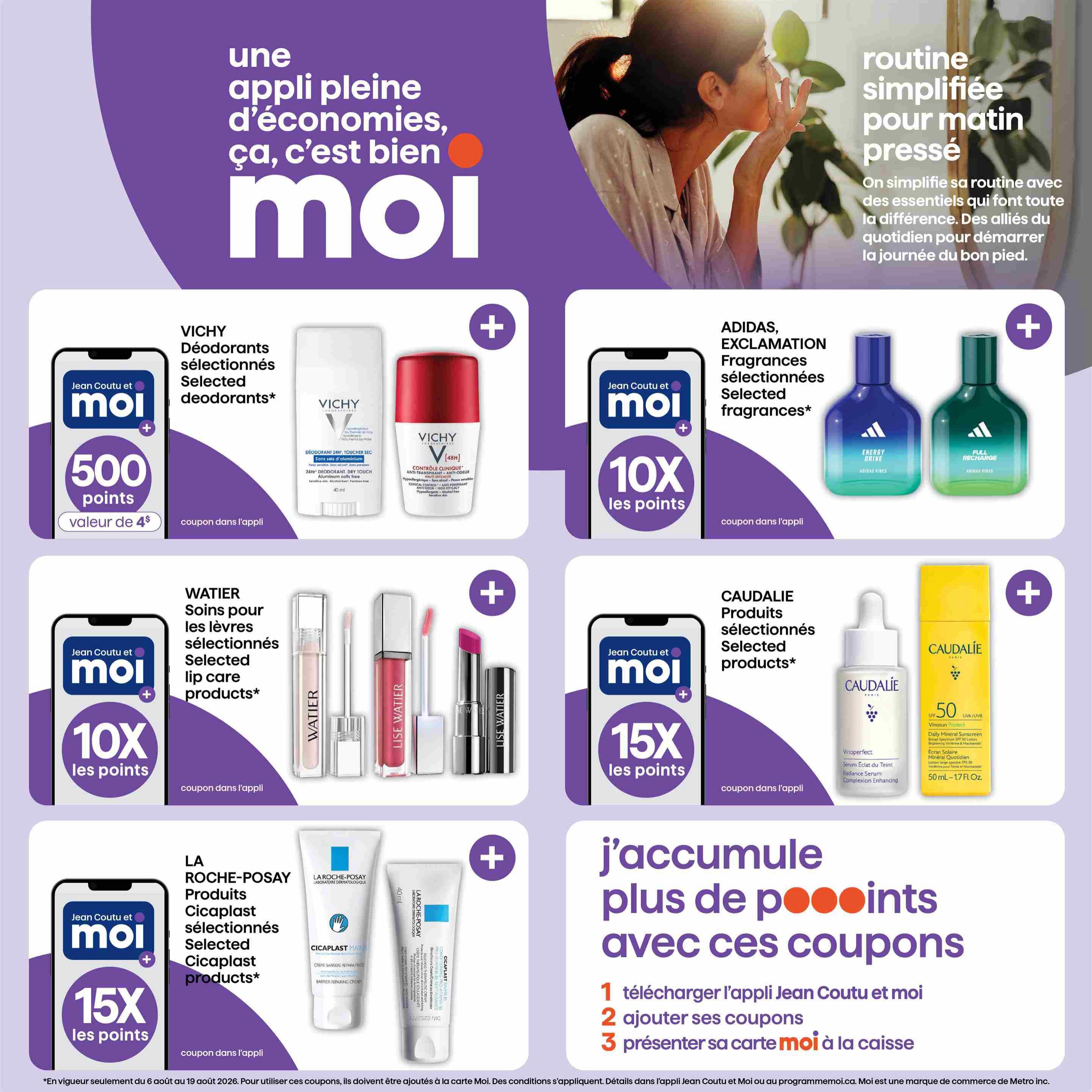 Jean Coutu Flyer August 6 to 19