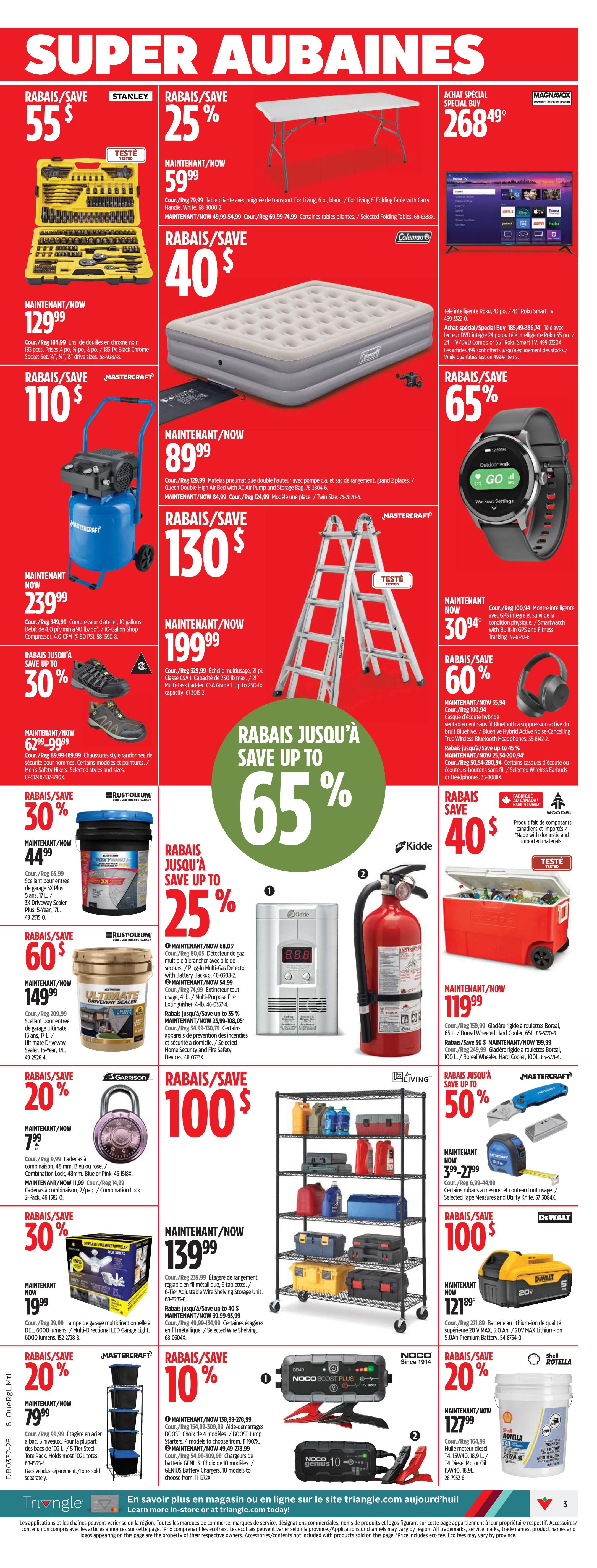 Canadian Tire (QC) Flyer August 6 to 12