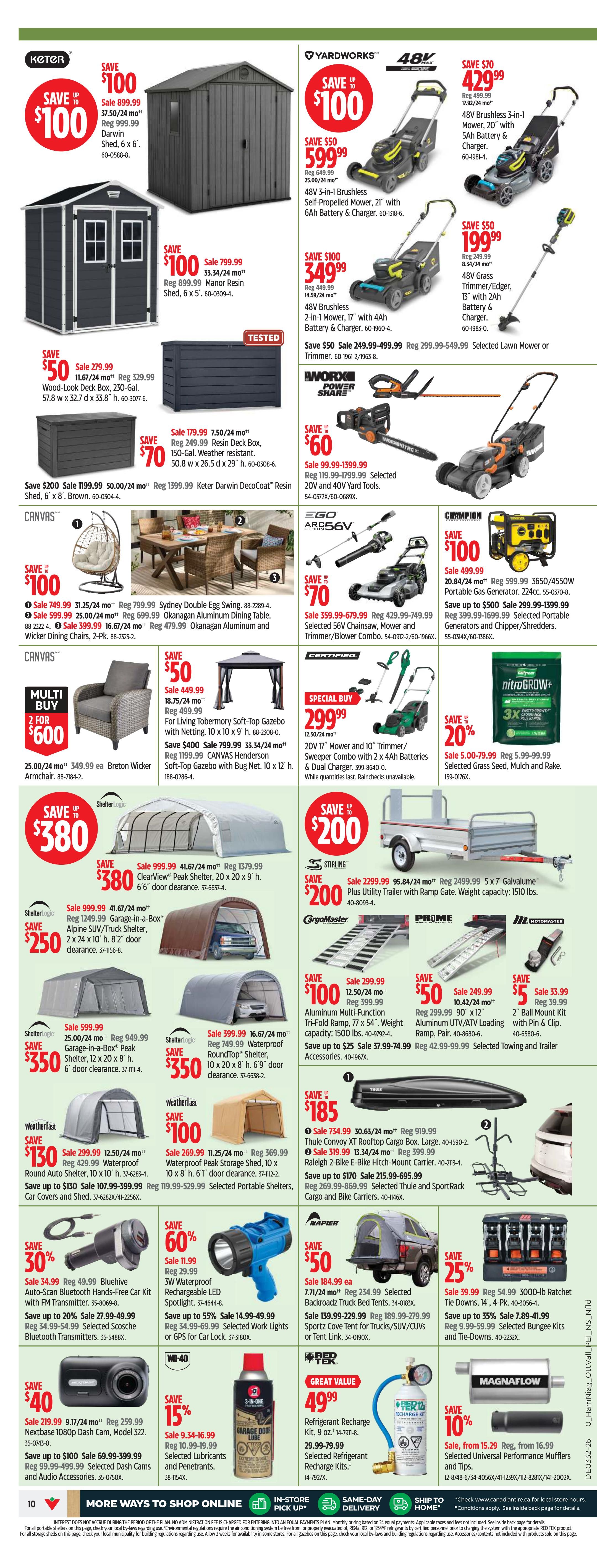 Canadian Tire (Atlantic) Flyer August 6 to 12