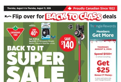 Canadian Tire (ON) Flyer August 6 to 13