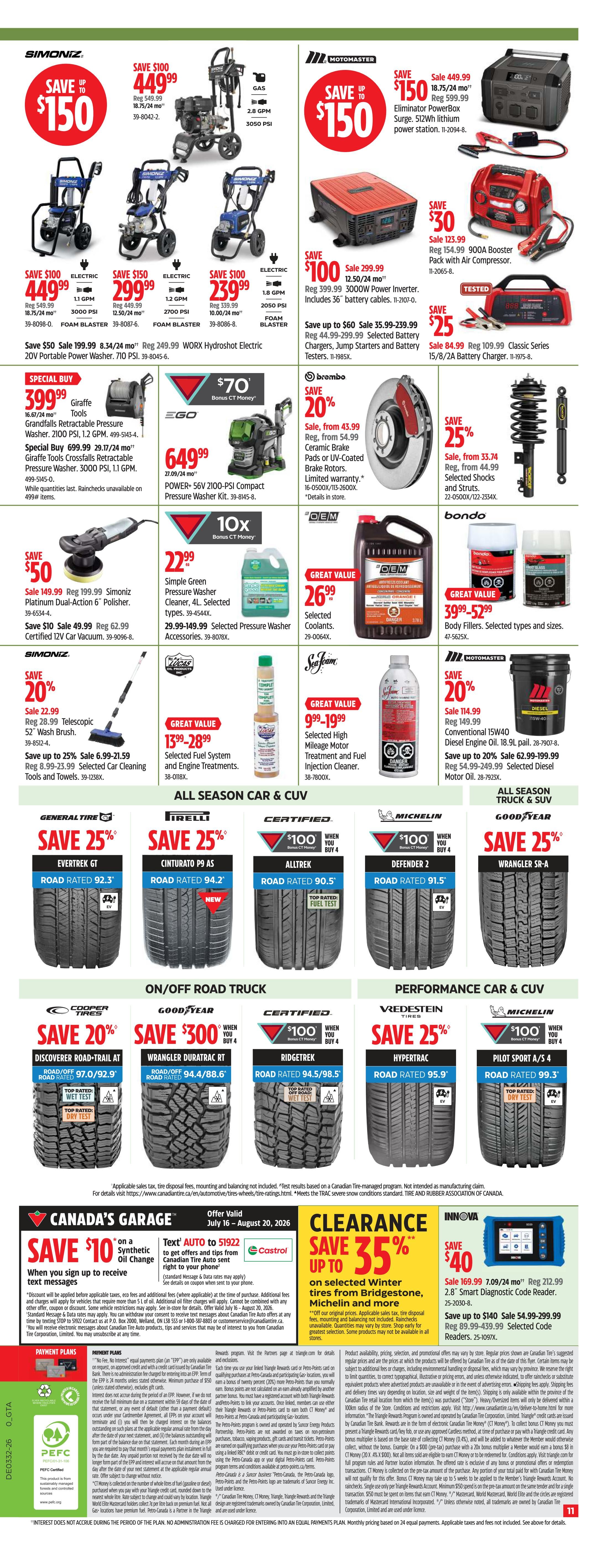 Canadian Tire (ON) Flyer August 6 to 13